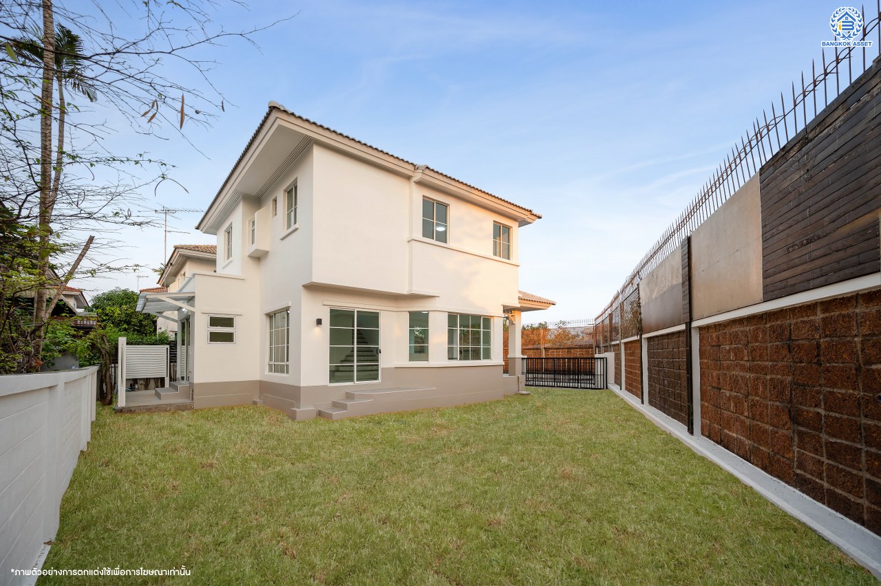 บ้านมือสองตกแต่งใหม่ โครงการ ชัยพฤกษ์ ติวานนท์-ราชพฤกษ์1 หลังมุม เนื้อที่ 68.4 ตร.ว. ฟังก์ชัน 3 ห้องนอน 2 ห้องน้ำ จอดรถได้ 2 คัน สภาพแวดล้อมดี บนทำเลศักยภาพ หน้าโครงการติดถนนใหญ่ เชื่อมต่อถนนราชพฤกษ์ ใกล้จุดขึ้นทางด่วน "ศรีสมาน" ใกล้ห้าง "เซ็นทรัล เวสต์เกต" และ "โรบินสัน ไลฟ์สไตล์ ศรีสมาน"...